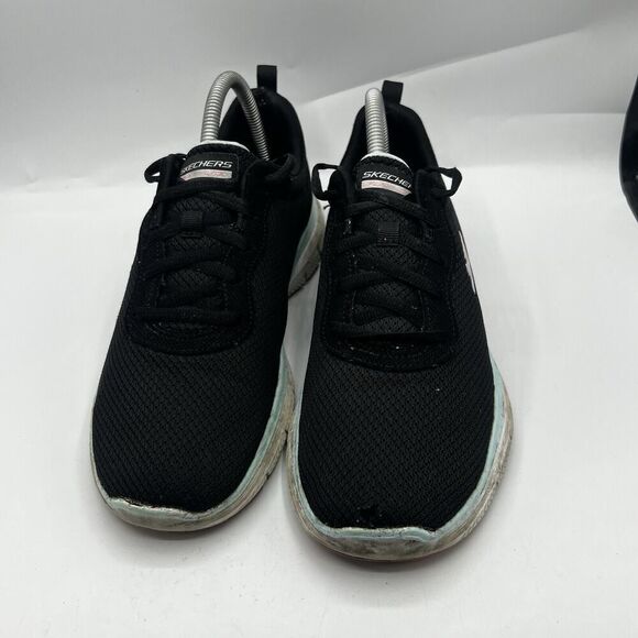Skechers flex appeal 4.0 Womens Size 9.5 Black Shoes Athletic Running Sneakers - Picture 3 of 12